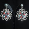 Aretes Flor Multicolor